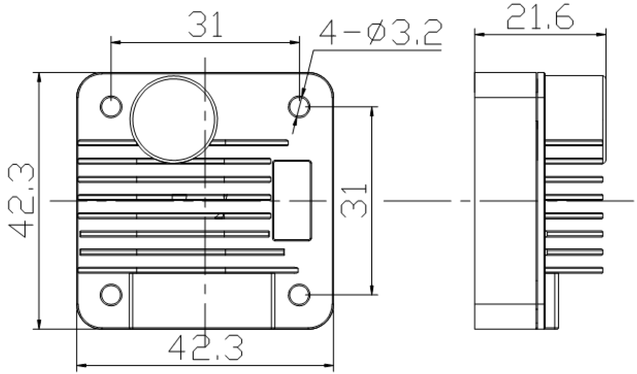 Micro stepper motor controller PMC007CXSP2-NEMA17/23